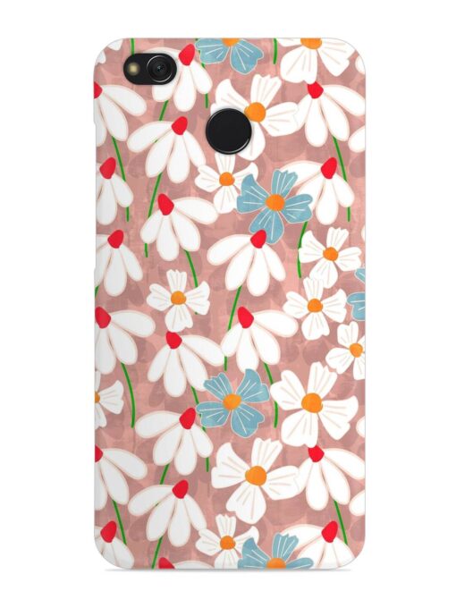 Abstract Petal Flowers Snap Case for Xiaomi Redmi 4 Zapvi