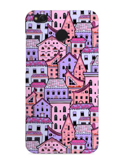 Seamless Pattern Houses Snap Case for Xiaomi Redmi 4