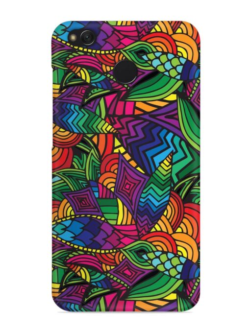 Abstract Multicolor Seamless Snap Case for Xiaomi Redmi 4 Zapvi