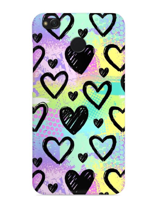 Bright Pattern Hearts Snap Case for Xiaomi Redmi 4