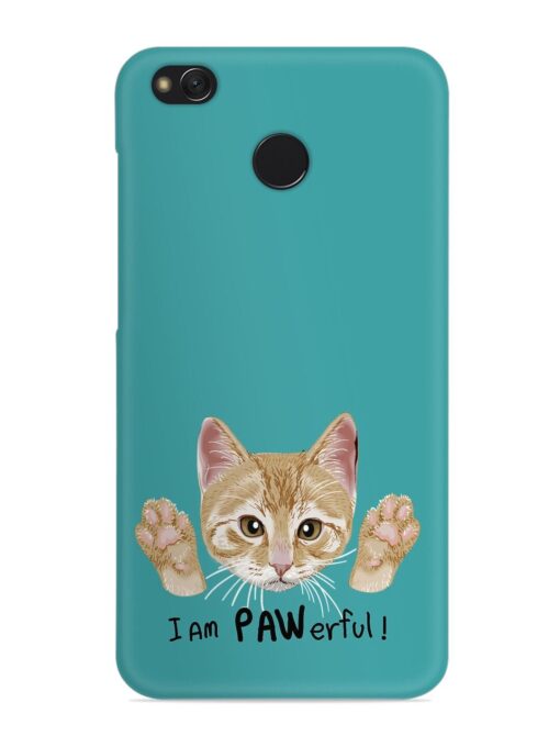 Typography Slogan Cat Snap Case for Xiaomi Redmi 4