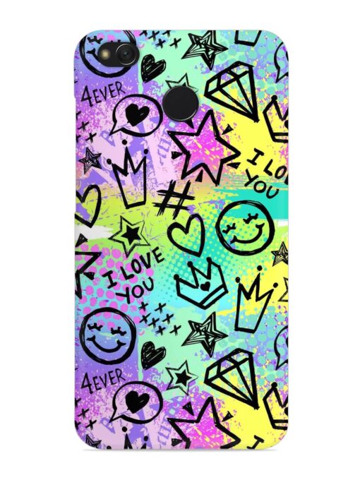 Bright Seamless Pattern Snap Case for Xiaomi Redmi 4 Zapvi