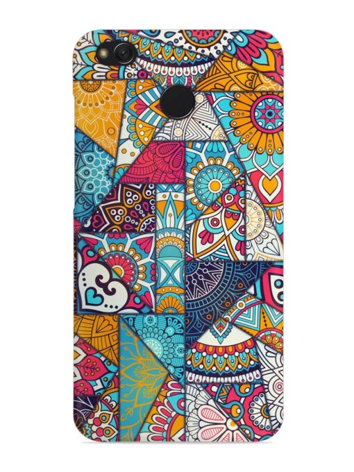 Patchwork Pattern Vintage Snap Case for Xiaomi Redmi 4 Zapvi