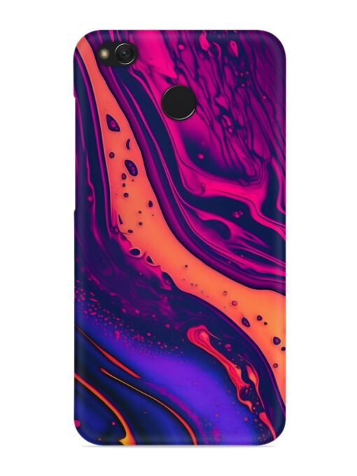 Fluid Blue Pink Art Snap Case for Xiaomi Redmi 4 Zapvi