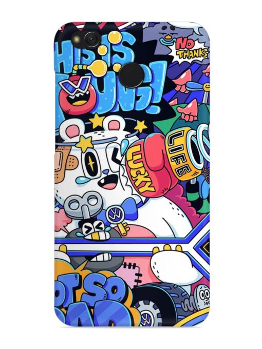 Universal Doodle Snap Case for Xiaomi Redmi 4 Zapvi