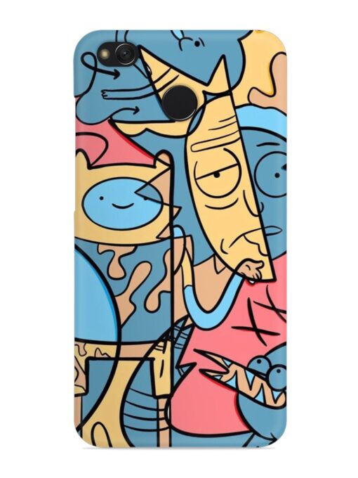 Silly Face Doodle Snap Case for Xiaomi Redmi 4