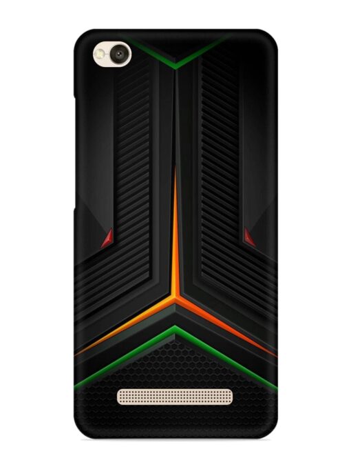 Orange Triangle Light Snap Case for Xiaomi Redmi 4A Zapvi