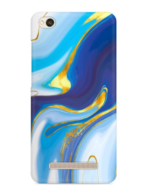 Watercolor Background With Golden Foil Snap Case for Xiaomi Redmi 4A