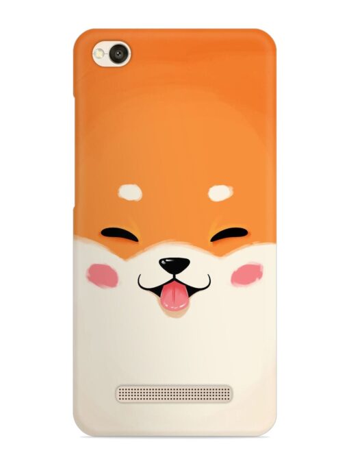 Cute Dog Face Vector Snap Case for Xiaomi Redmi 4A