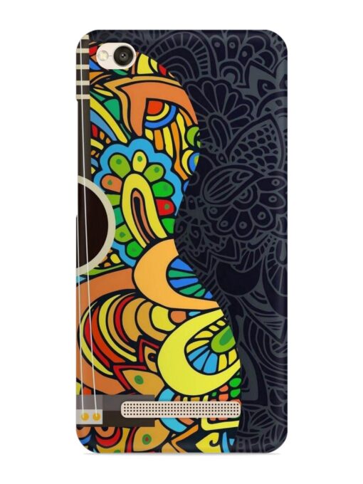 Guitar Vector Art Snap Case for Xiaomi Redmi 4A