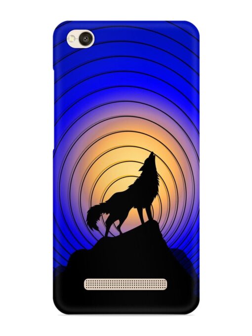 Fox Roaring Design Snap Case for Xiaomi Redmi 4A