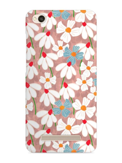 Abstract Petal Flowers Snap Case for Xiaomi Redmi 4A Zapvi