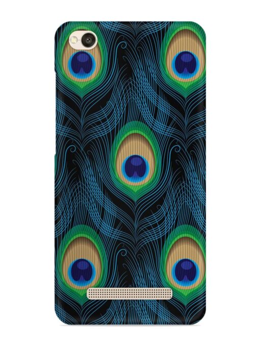 Seamless Pattern Peacock Snap Case for Xiaomi Redmi 4A