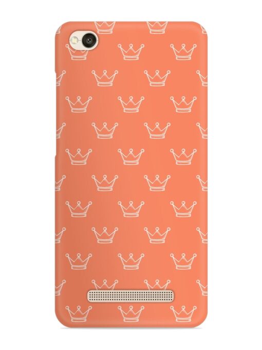 Hand Drawn Crown Snap Case for Xiaomi Redmi 4A