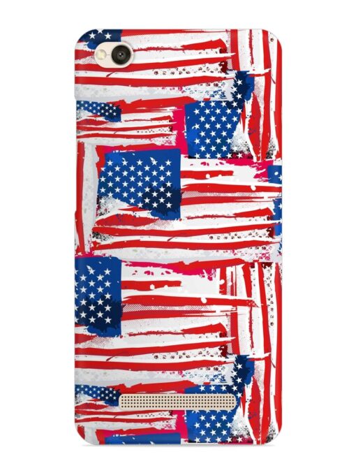 Usa Flag Seamless Snap Case for Xiaomi Redmi 4A Zapvi