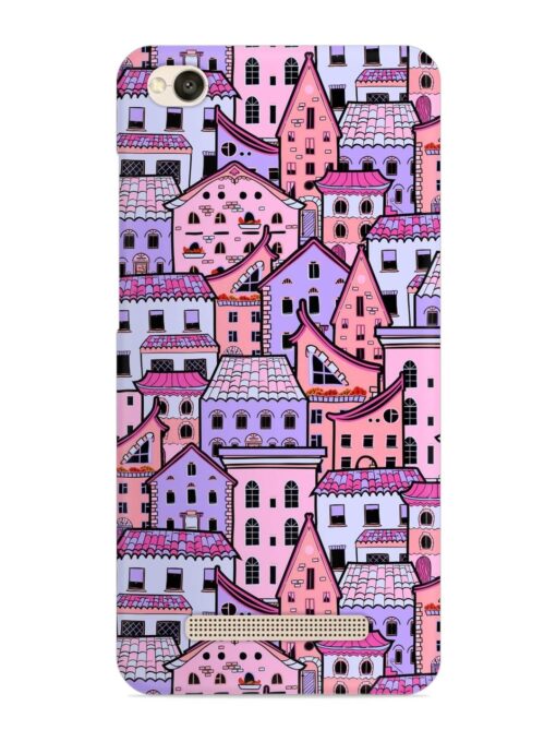 Seamless Pattern Houses Snap Case for Xiaomi Redmi 4A Zapvi