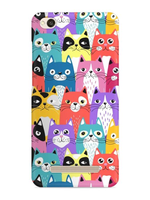 Funny Cartoon Cats Snap Case for Xiaomi Redmi 4A