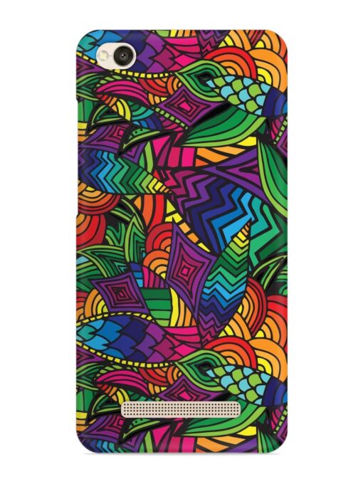 Abstract Multicolor Seamless Snap Case for Xiaomi Redmi 4A Zapvi