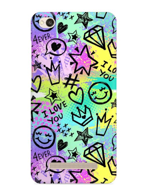 Bright Seamless Pattern Snap Case for Xiaomi Redmi 4A Zapvi