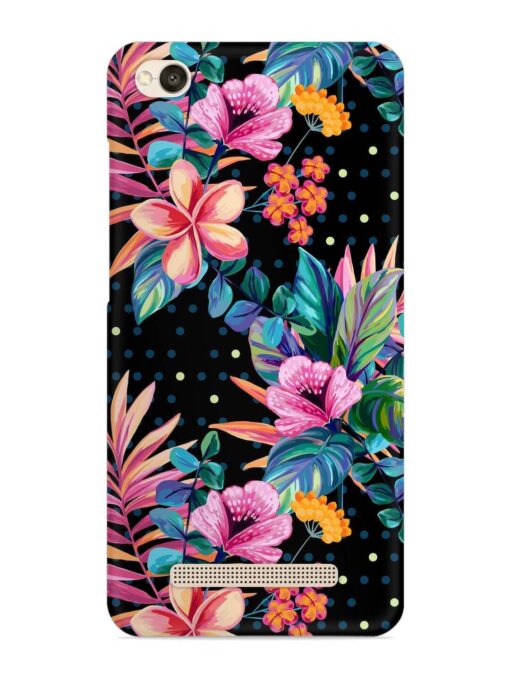 Seamless Floral Pattern Snap Case for Xiaomi Redmi 4A Zapvi