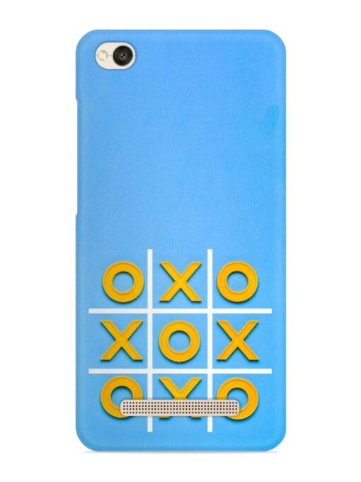 Yellow Plastic Crosses Snap Case for Xiaomi Redmi 4A