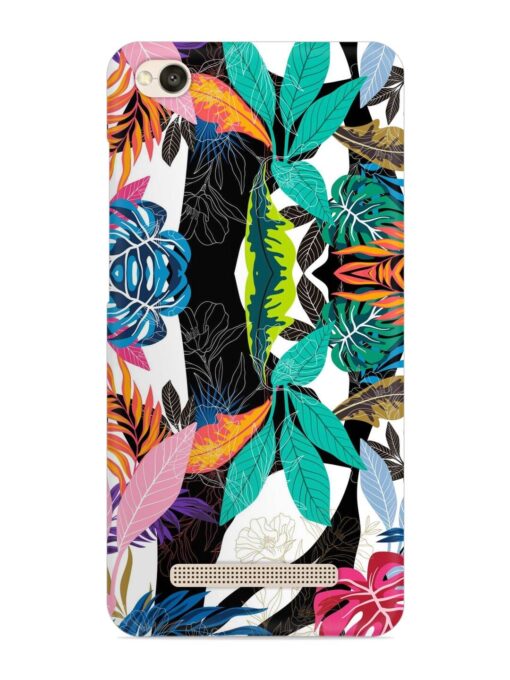 Floral Pattern Bright Snap Case for Xiaomi Redmi 4A