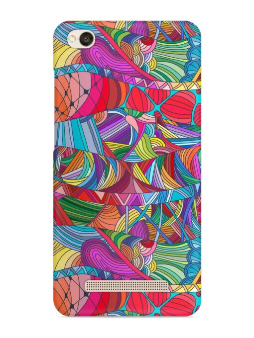 Seamless Patterns Hand Drawn Snap Case for Xiaomi Redmi 4A