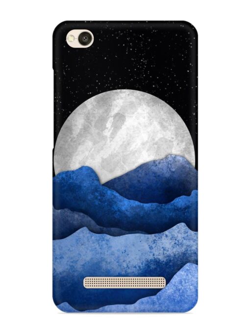 Full Moon Mountain Vector Snap Case for Xiaomi Redmi 4A Zapvi