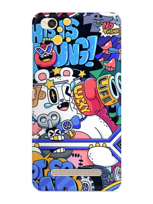 Universal Doodle Snap Case for Xiaomi Redmi 4A Zapvi