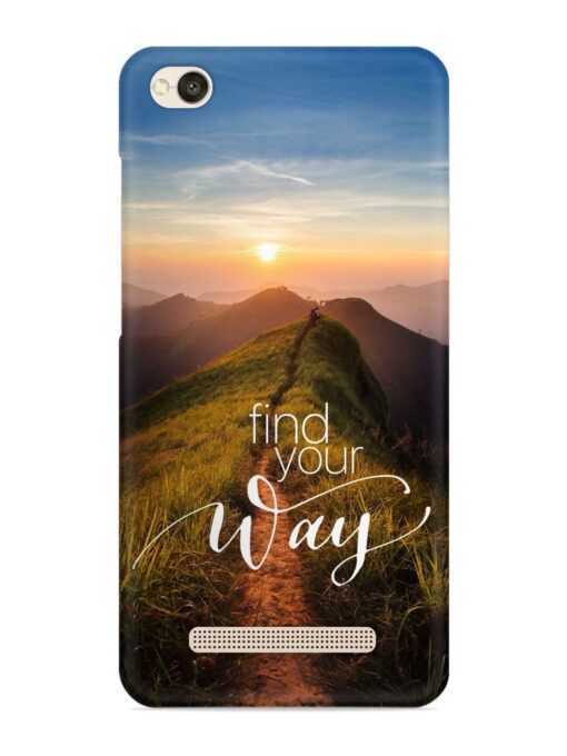 Find Your Way Snap Case for Xiaomi Redmi 4A Zapvi