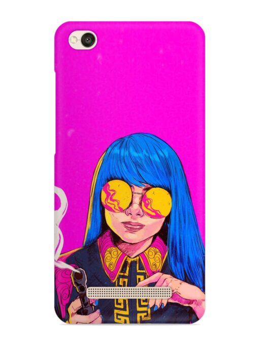 Aesthetic Anime Girl Snap Case for Xiaomi Redmi 4A Zapvi