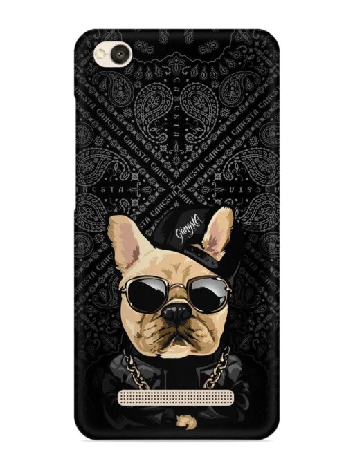 Gangsta Cool Sunglasses Dog Snap Case for Xiaomi Redmi 4A Zapvi