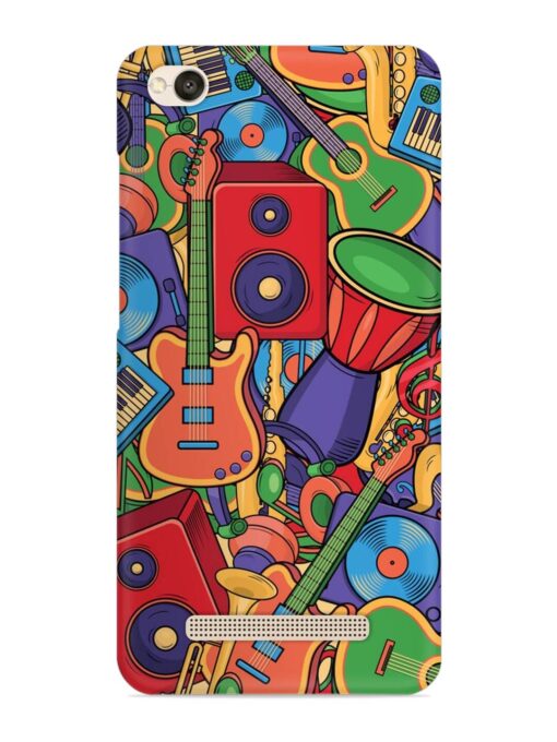 Colorful Music Art Snap Case for Xiaomi Redmi 4A Zapvi