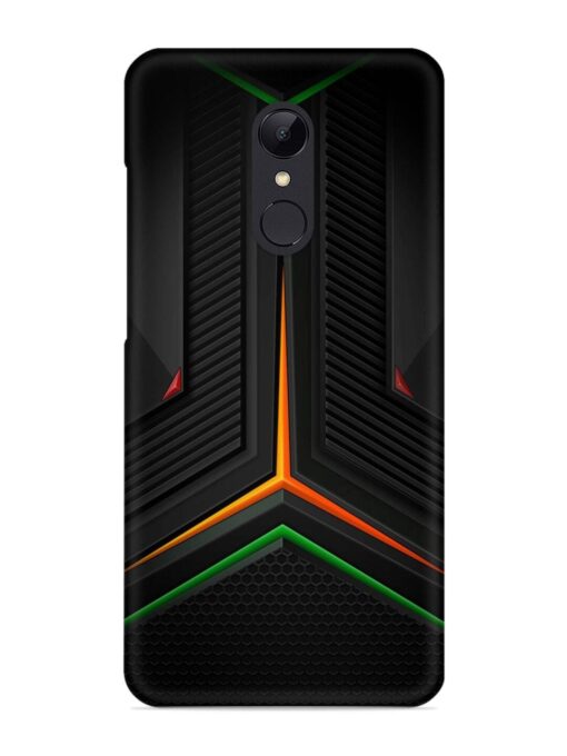 Orange Triangle Light Snap Case for Xiaomi Redmi 5 Zapvi