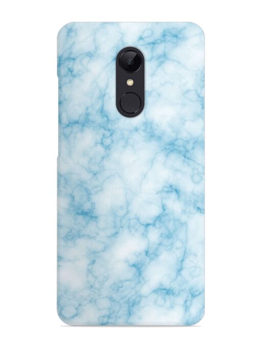 Blue White Natural Marble Snap Case for Xiaomi Redmi 5 Zapvi