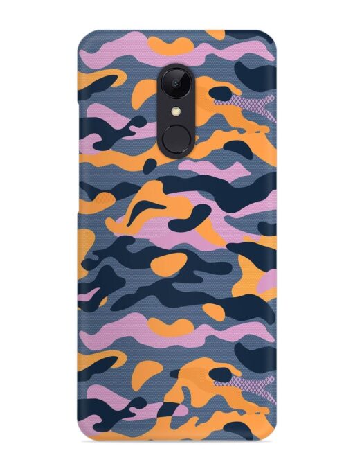 Camouflage Army Military English Orange Art Snap Case for Xiaomi Redmi 5 Zapvi