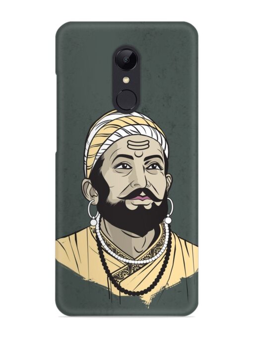 Shivaji Maharaj Vector Art Snap Case for Xiaomi Redmi 5