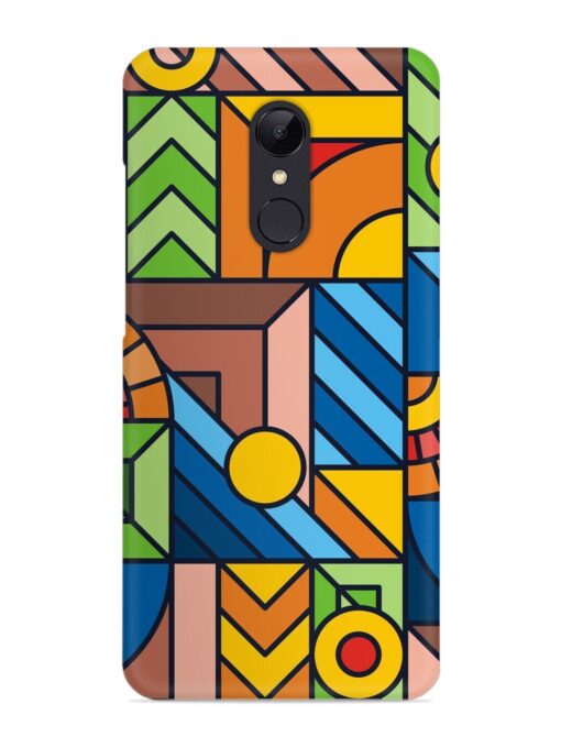 Colorful Geometric Snap Case for Xiaomi Redmi 5