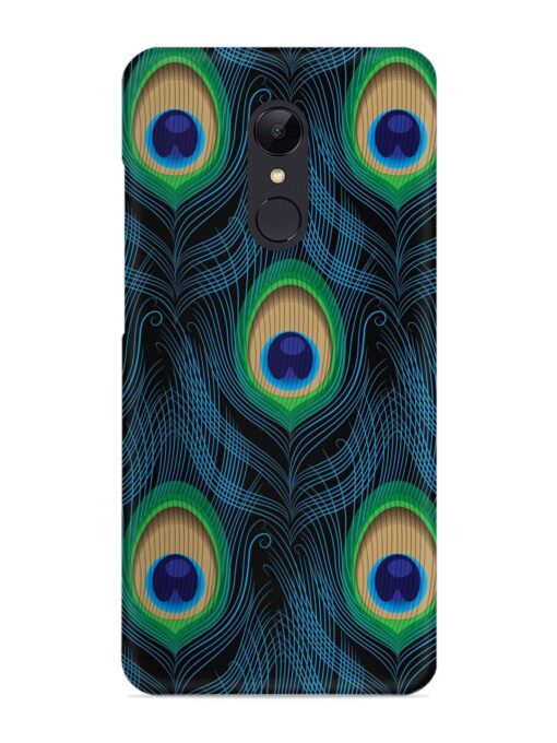 Seamless Pattern Peacock Snap Case for Xiaomi Redmi 5