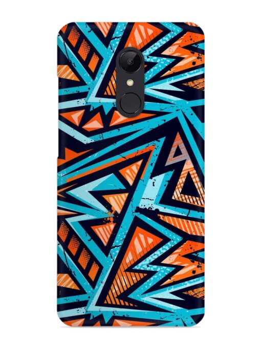 Abstract Seamless Grunge Snap Case for Xiaomi Redmi 5 Zapvi