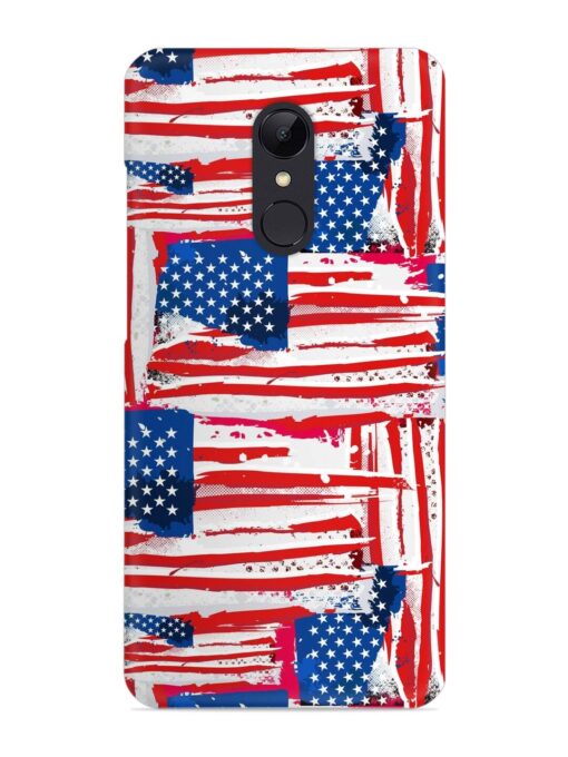 Usa Flag Seamless Snap Case for Xiaomi Redmi 5