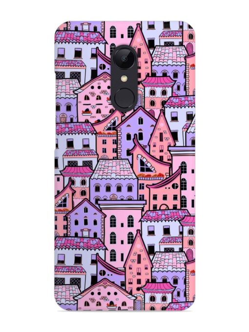 Seamless Pattern Houses Snap Case for Xiaomi Redmi 5