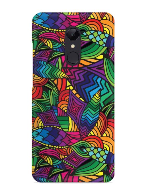 Abstract Multicolor Seamless Snap Case for Xiaomi Redmi 5 Zapvi