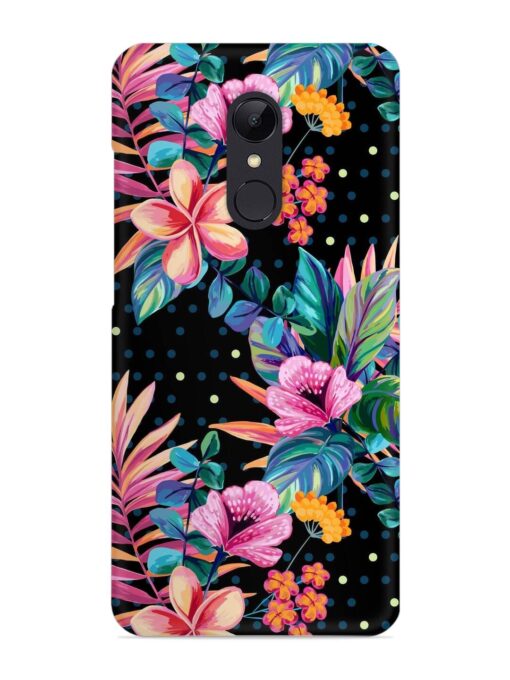 Seamless Floral Pattern Snap Case for Xiaomi Redmi 5