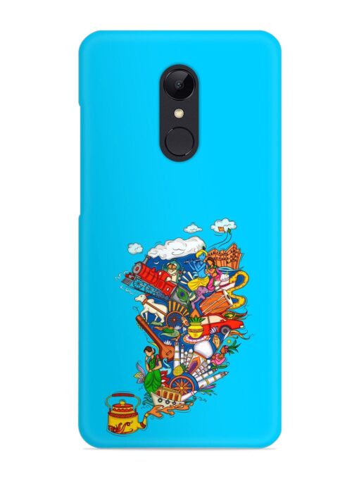 Vector Design Indian Snap Case for Xiaomi Redmi 5