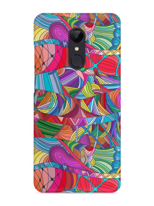 Seamless Patterns Hand Drawn Snap Case for Xiaomi Redmi 5