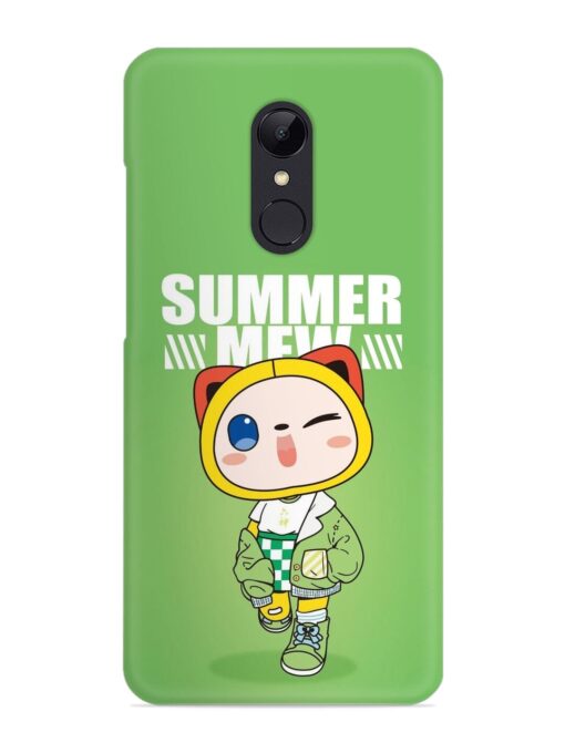 Summer Mew Snap Case for Xiaomi Redmi 5