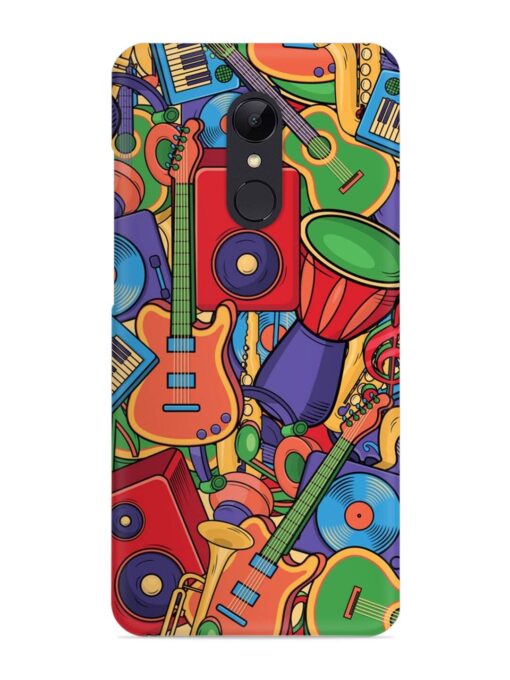 Colorful Music Art Snap Case for Xiaomi Redmi 5