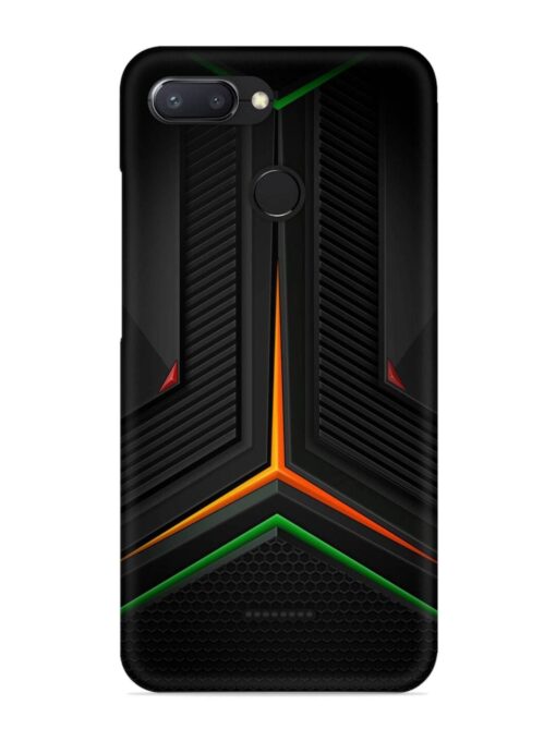 Orange Triangle Light Snap Case for Xiaomi Redmi 6