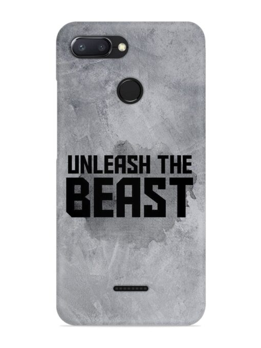 Unleash The Beast Snap Case for Xiaomi Redmi 6 Zapvi